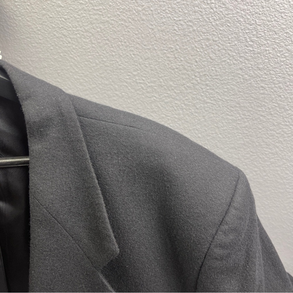Oscar de la renta studio wool suit coat black men - Picture 10 of 12